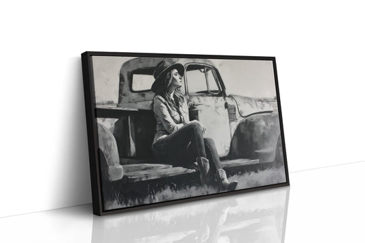 Vintage Soul On Pickup Tailgate