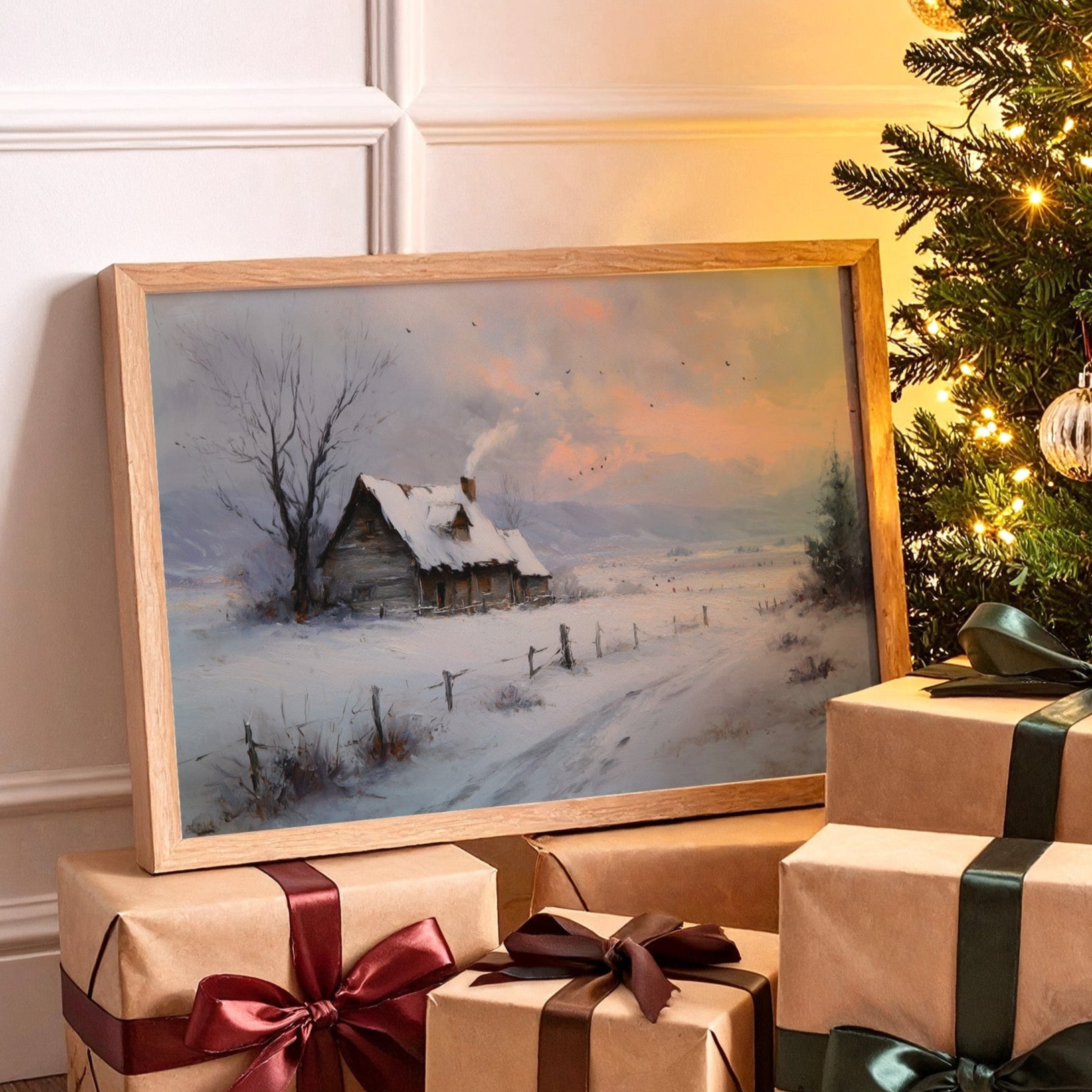 Snow Blankets The Forgotten Farmhouse