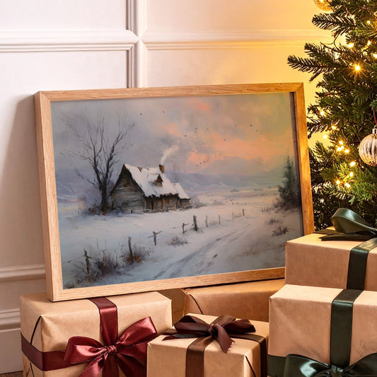 Snow Blankets The Forgotten Farmhouse