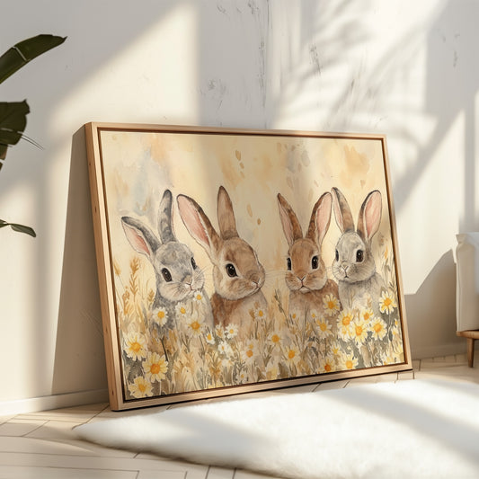 Cottontails Share Summer Daisy Tales