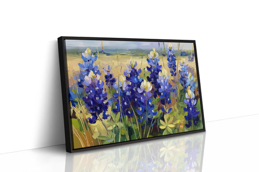 Bluebonnets Dance Under Prairie Light