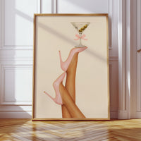 Pink Stilettos Serve Martini Magic