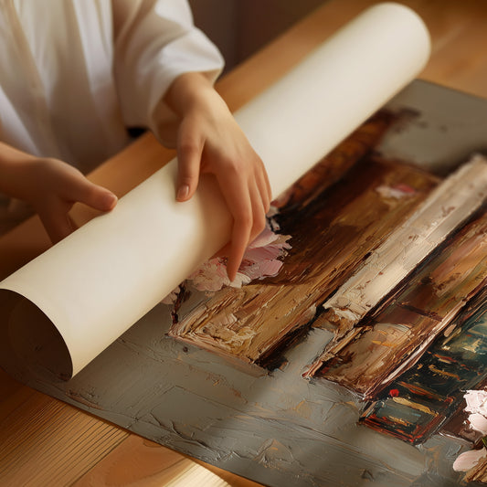 Blossoms Rest On Ancient Pages