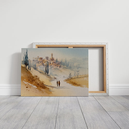 Tuscan Hillside Beckons Wanderers