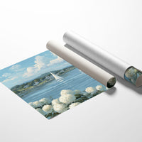 Hydrangeas Bloom By Sailing Waters