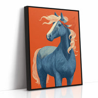 Blue Horse, Fire-Toned Mane