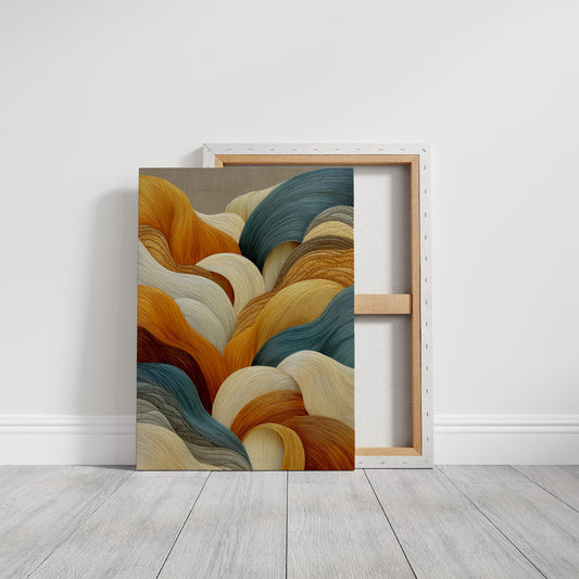 Waves Of Honey Meet Ocean Blue