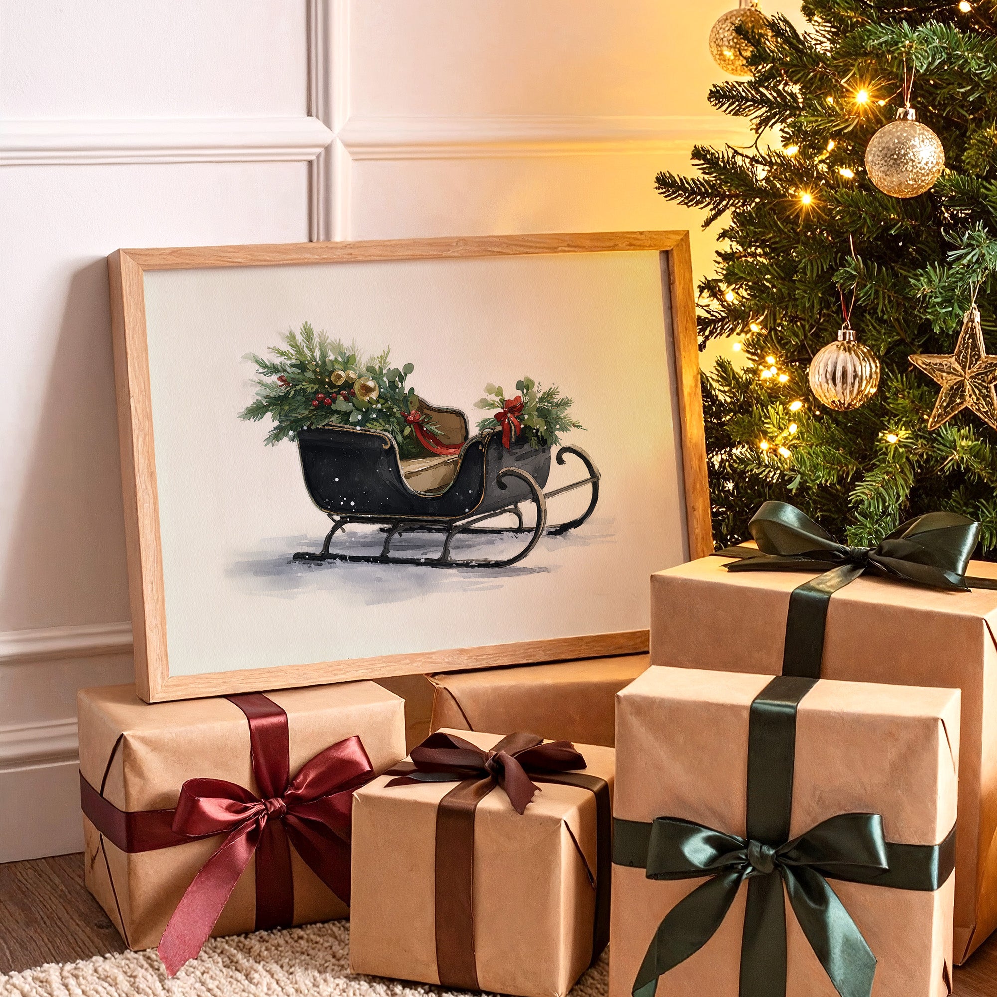 Winter's Sleigh Awaits First Snow