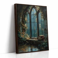 Rain on the Cloister Glass