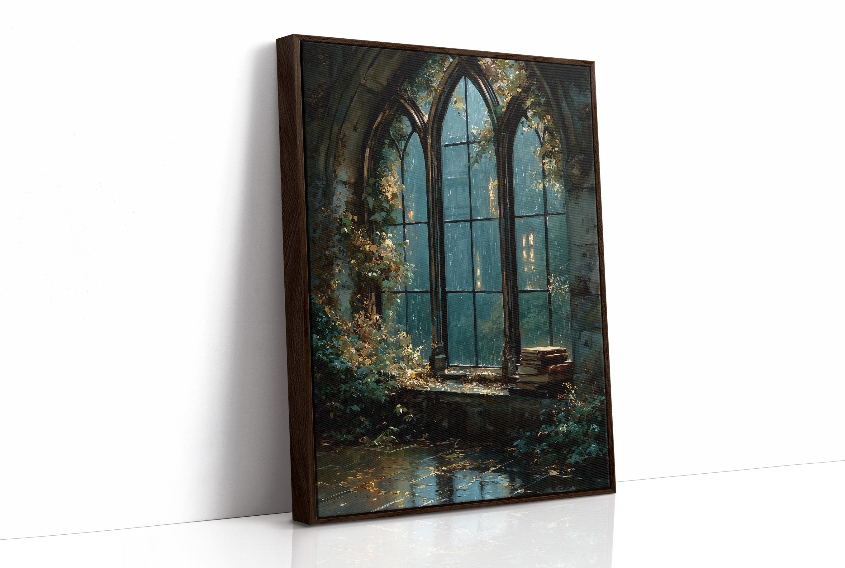 Rain on the Cloister Glass