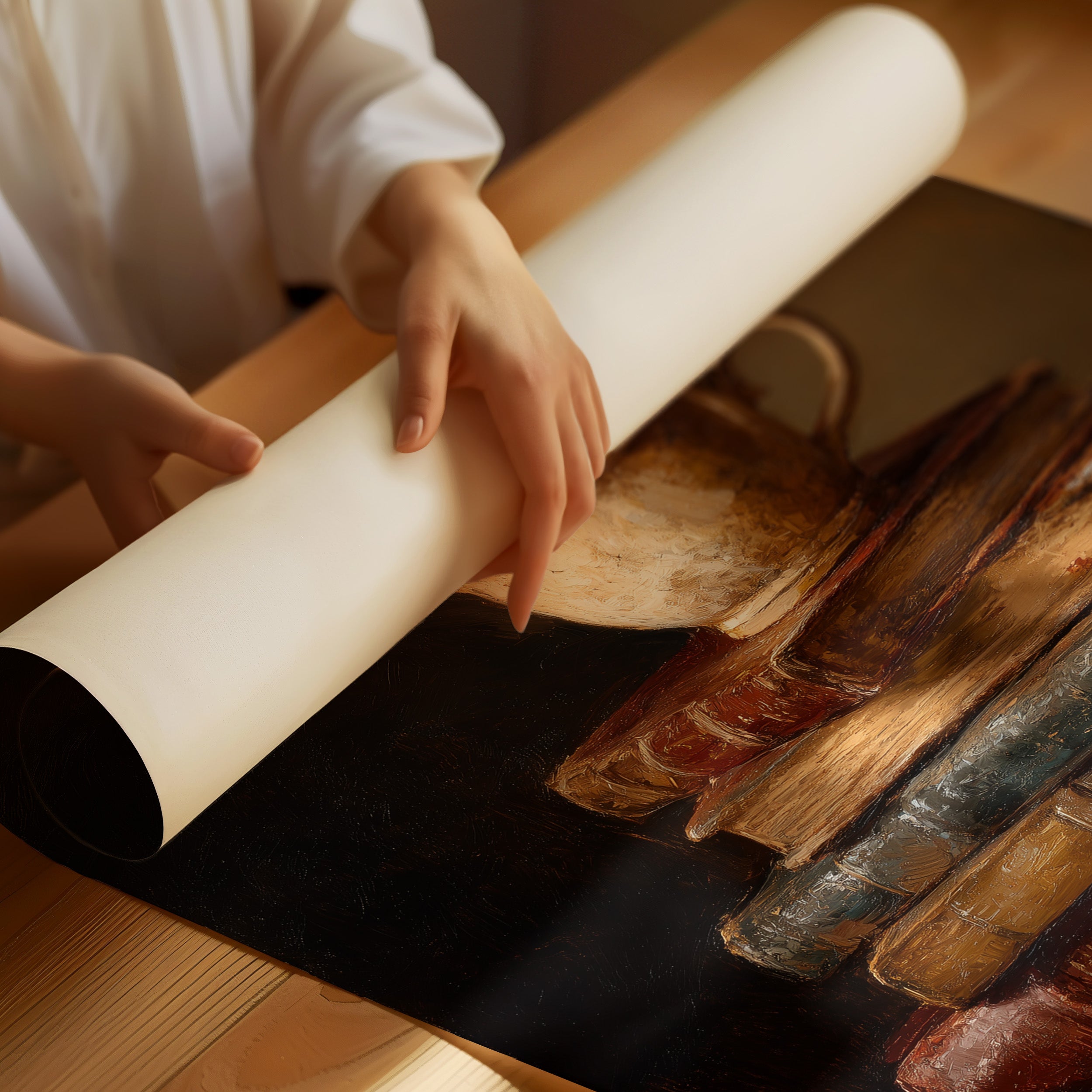 Warmth Between Weathered Pages