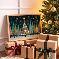 Winter Trees Catch Starlight's Song