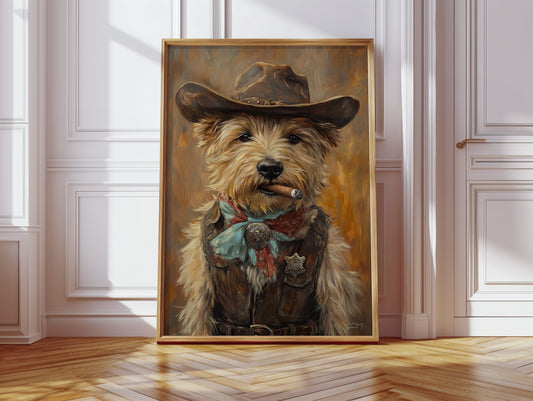 Wheaten Terrier Wild West Deputy