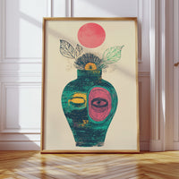 Moonlit Vase Holds Ancient Stories