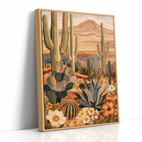 Saguaro Grove At Midday