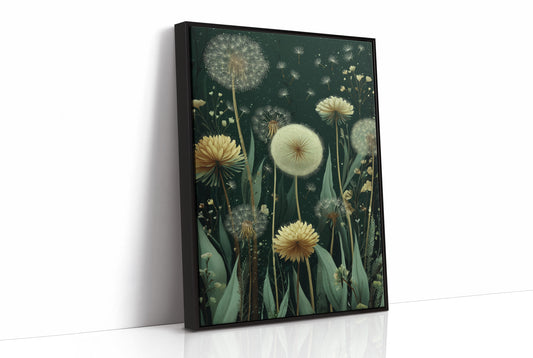 Dandelions Dance Under Midnight Stars