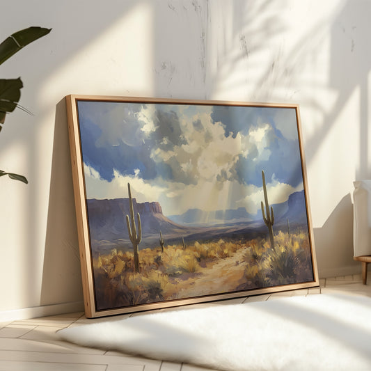 Desert Light Breaks Canyon Walls