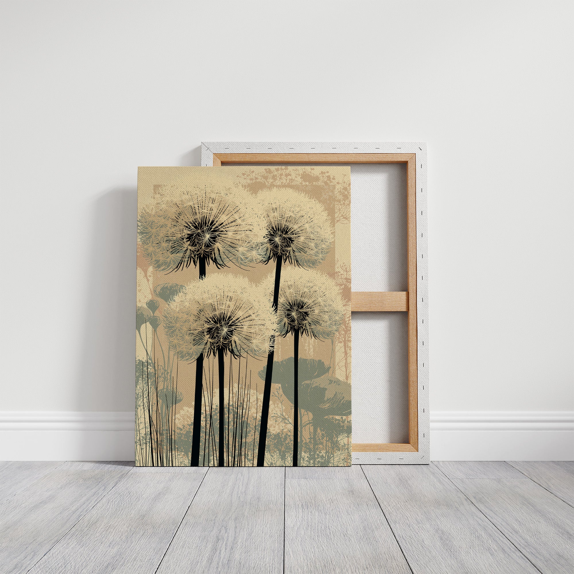 Dandelion Field in Soft Focus