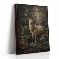 Noble Stag Among Ancient Ferns