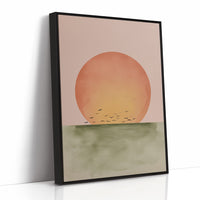 Birds Circle The Coral Dawn