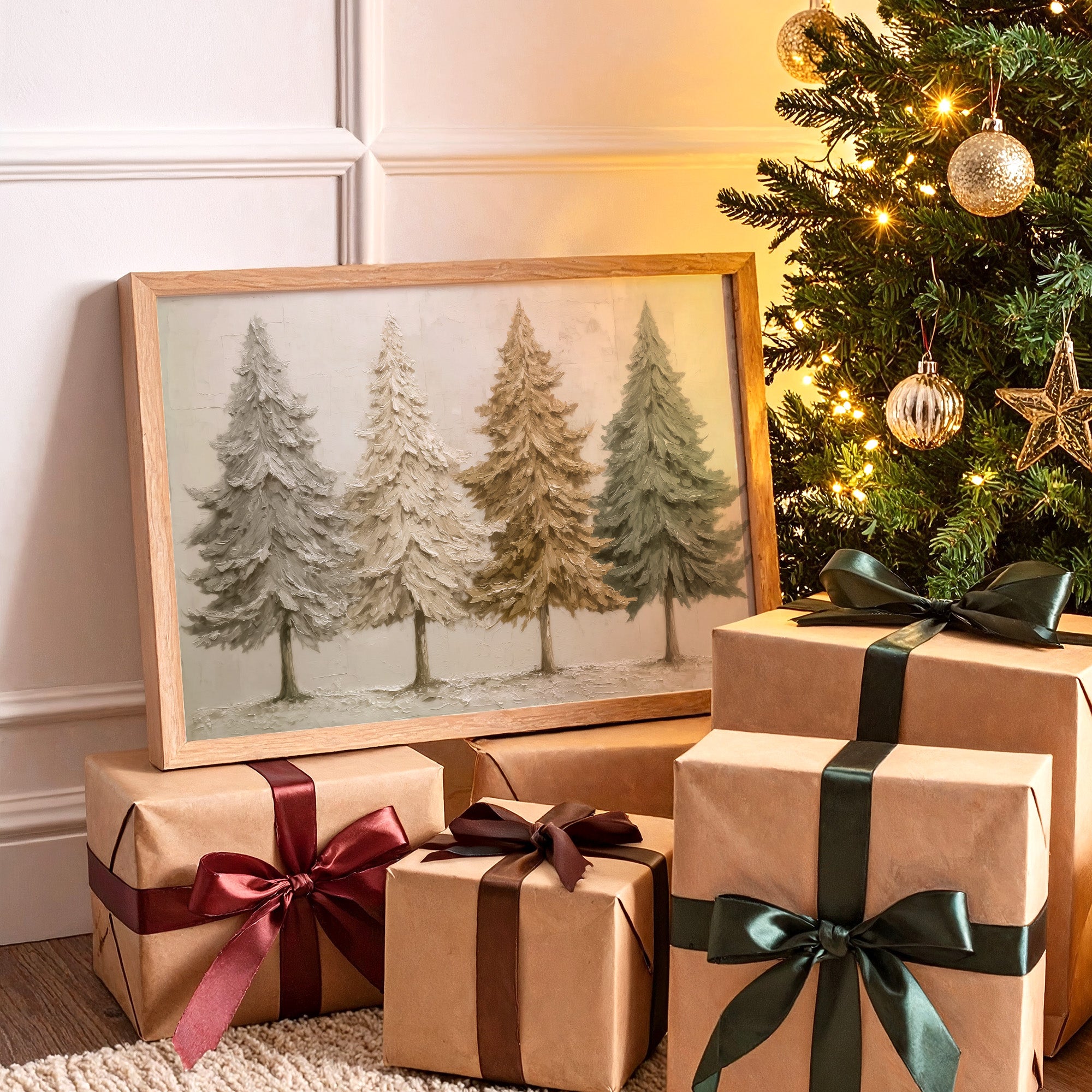 Winter Pines Share Gentle Secrets