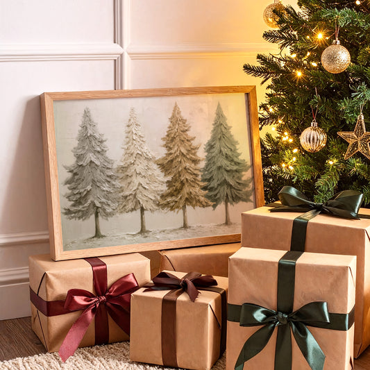 Winter Pines Share Gentle Secrets