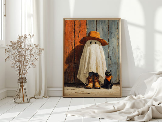 A Ghostly Encounter at Dusk