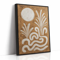 Moonlit Waves Dance In Sepia