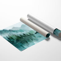 Mist Kisses the Forest's Edge