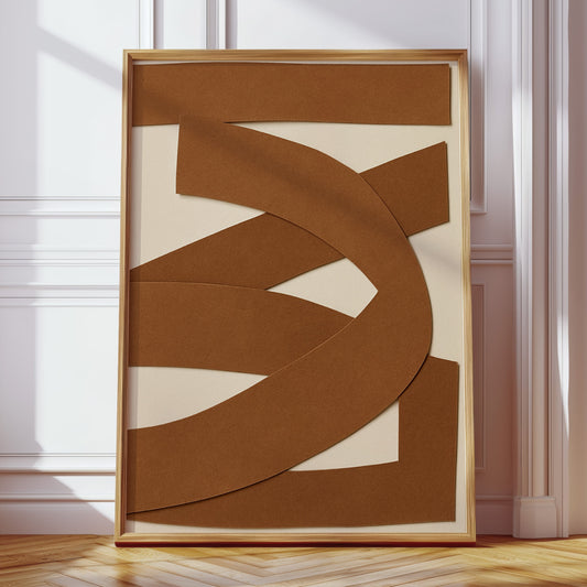 Terracotta Ribbons Weave Modern Tales