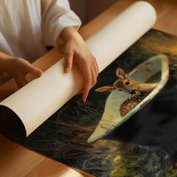 Fawn Finds Sanctuary At Dusk