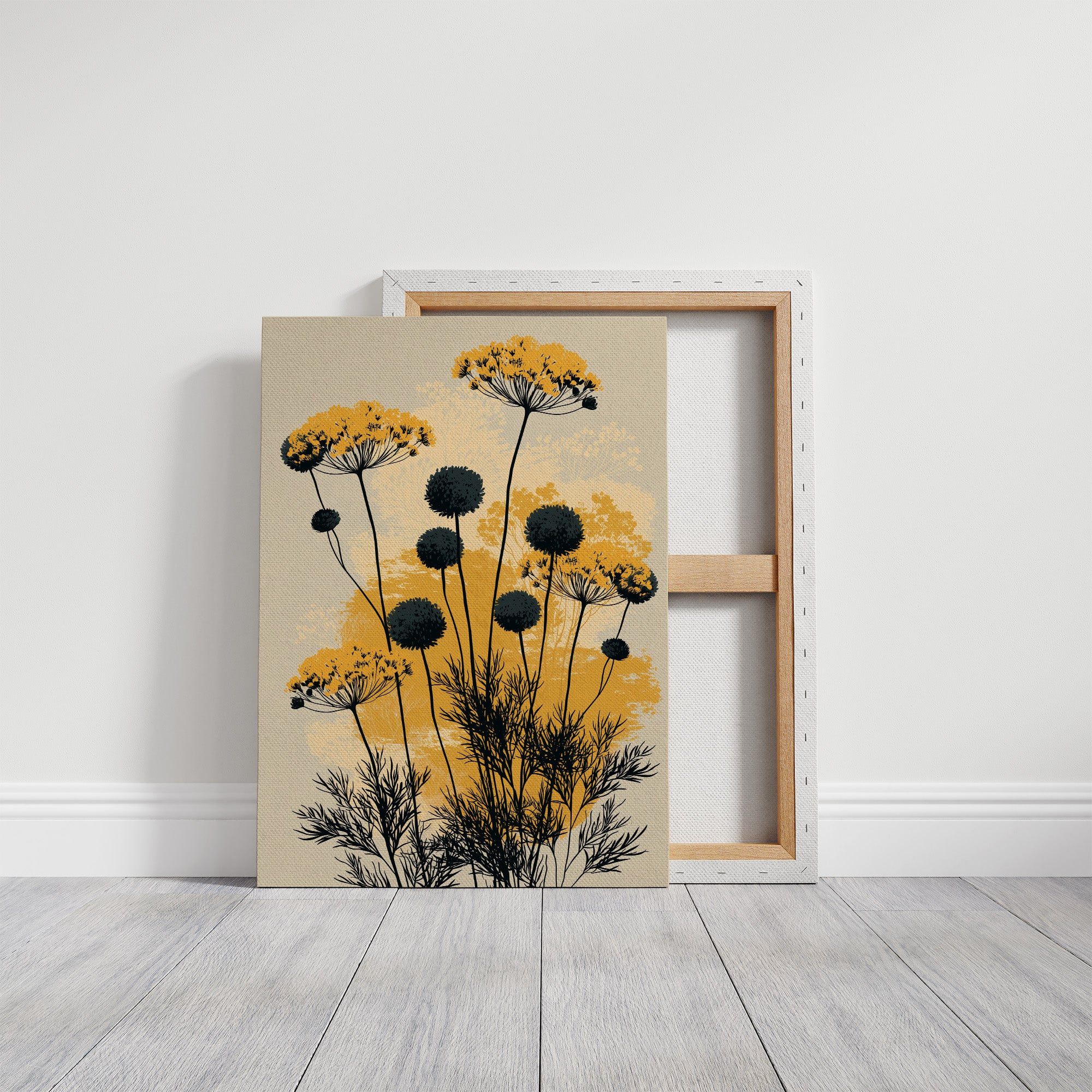 Yarrow and Allium in Gold