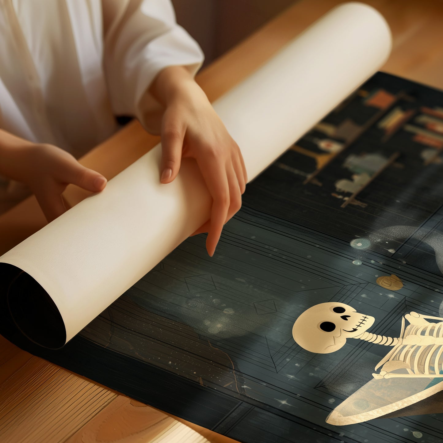 Eternal Bath In Midnight Room