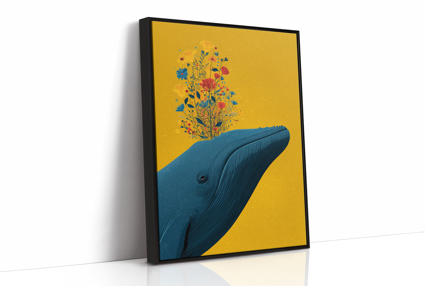 Whale Blooming Wildflowers