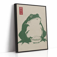 Wise Toad Serves Rice At Dawn