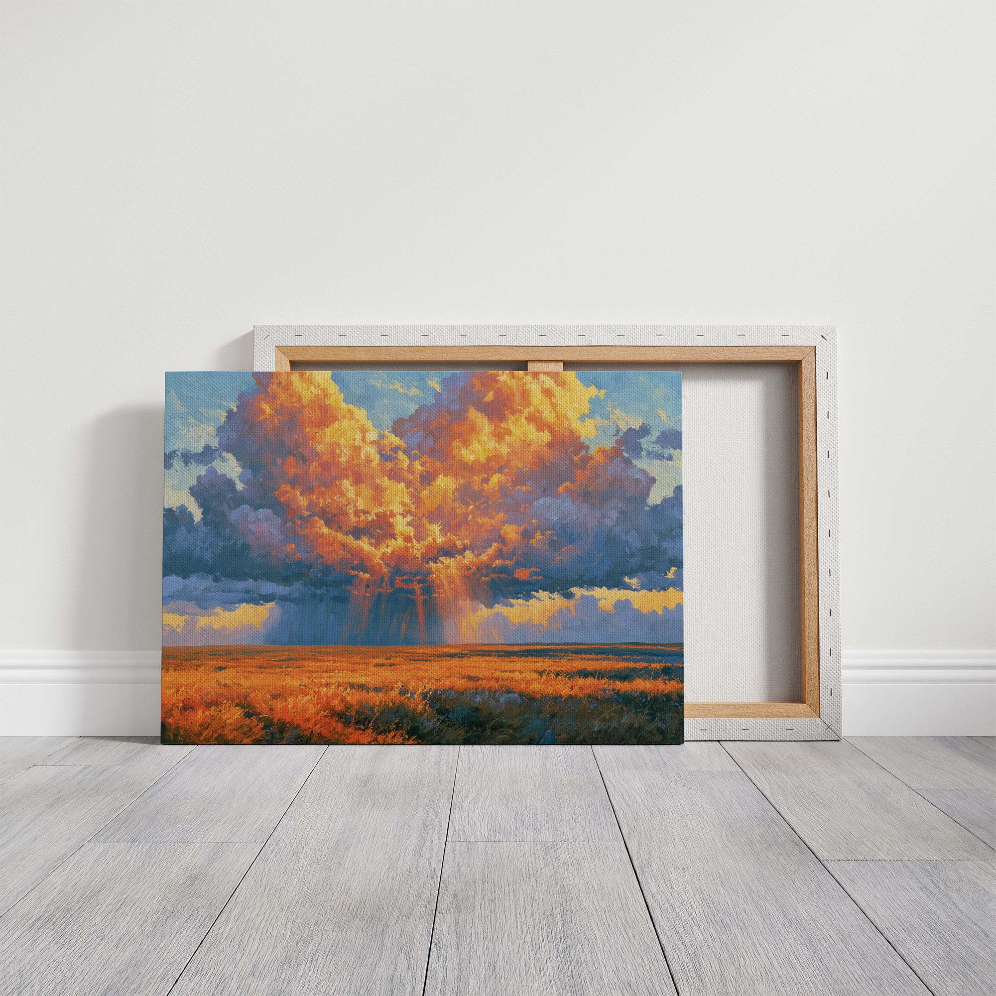 Fire in the Prairie Sky