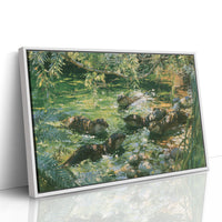 Otter Pups, Dappled Light
