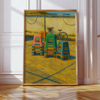 Plastic Chairs Chase Summer Light