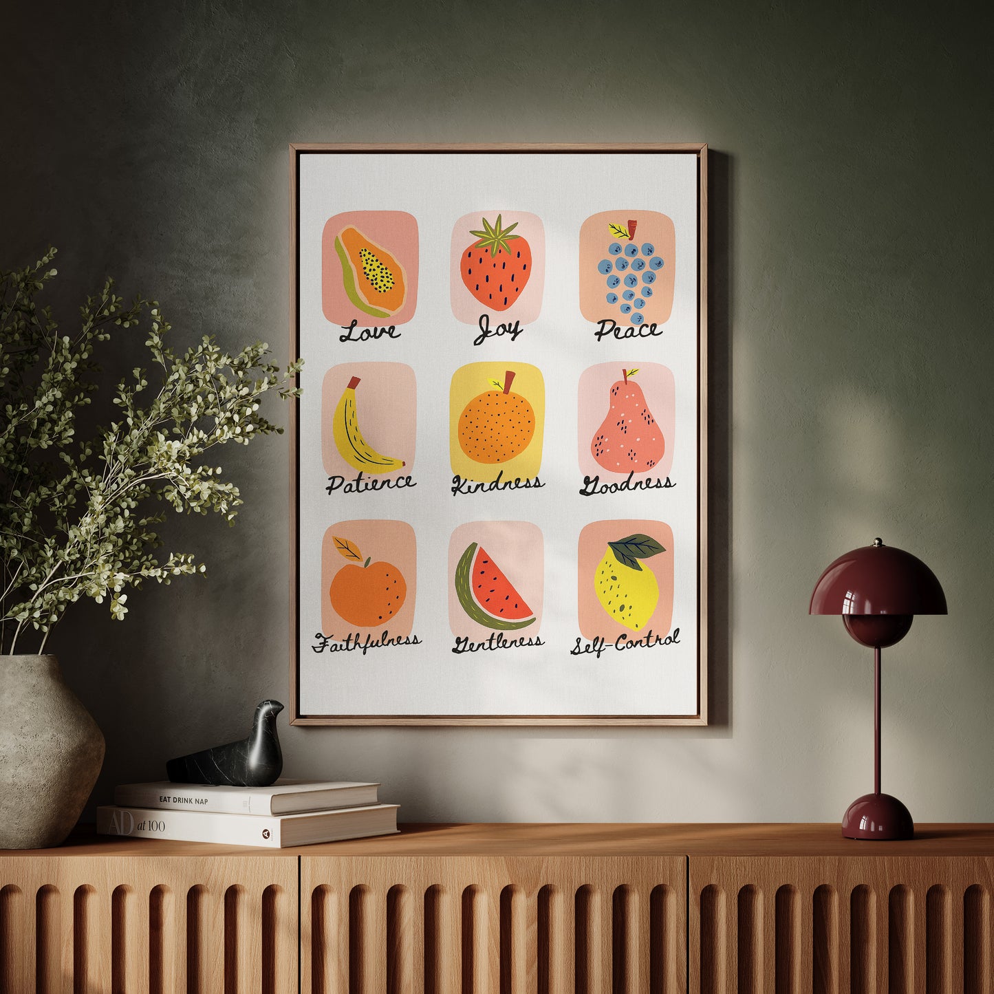 Fruits of the Spirit Illustrated Print