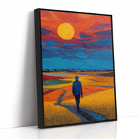 He Walked Until the Sky Caught Fire