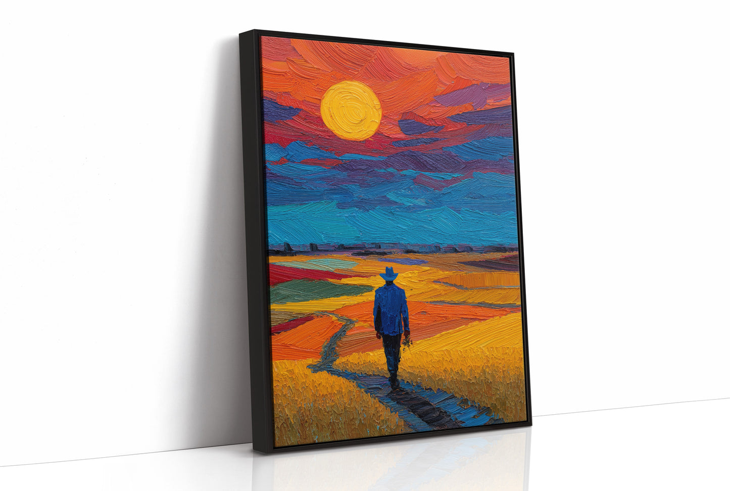 He Walked Until the Sky Caught Fire