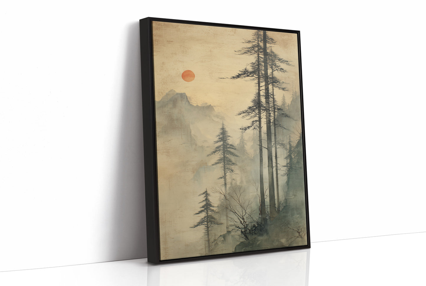 Tall Pines Meet Rising Sun