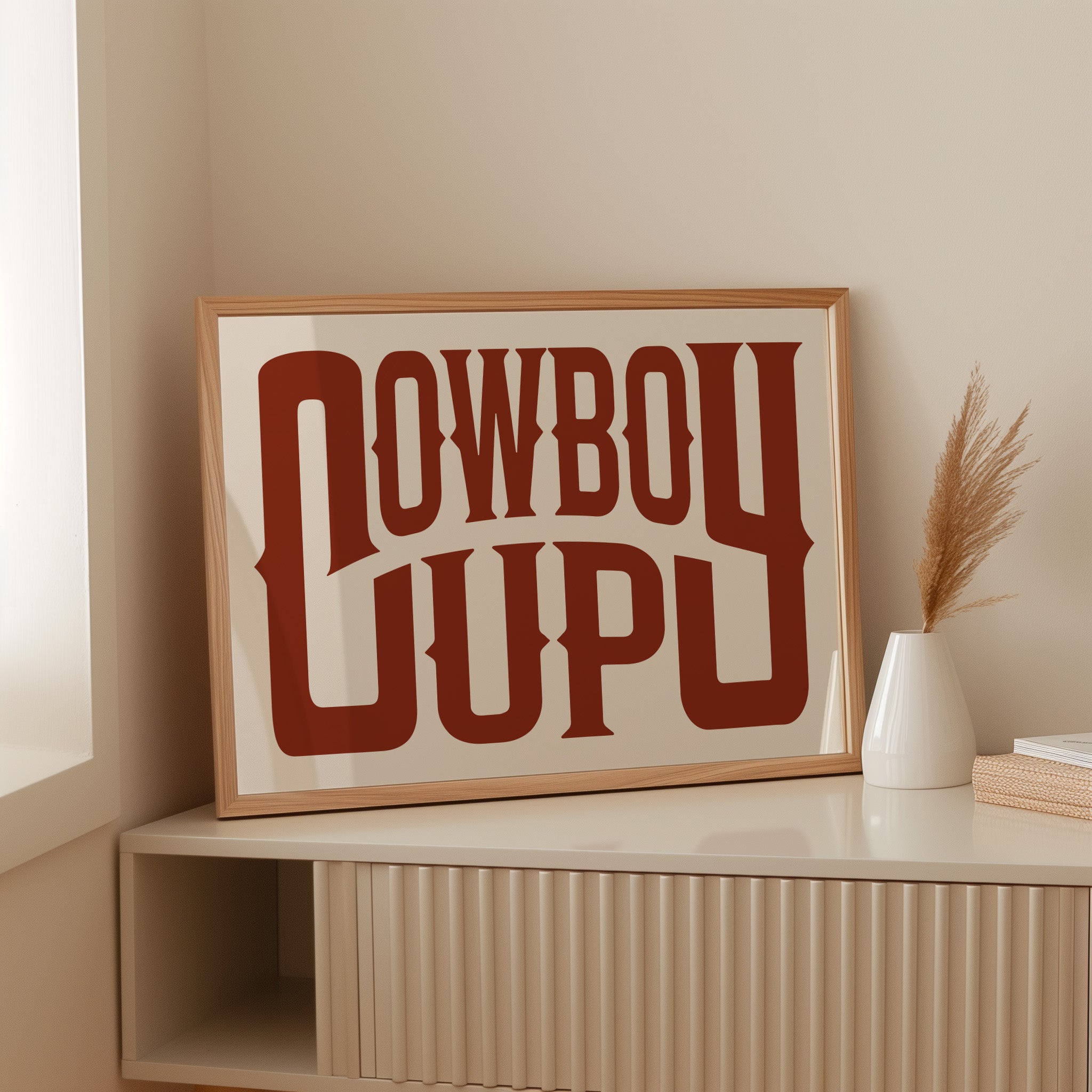 Cowboy Up Bold Western Typography