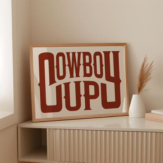Cowboy Up Bold Western Typography