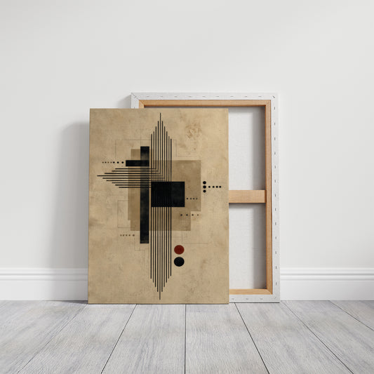 Lines Dance In Modernist Light