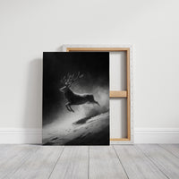 Silver Hooves in Falling Snow