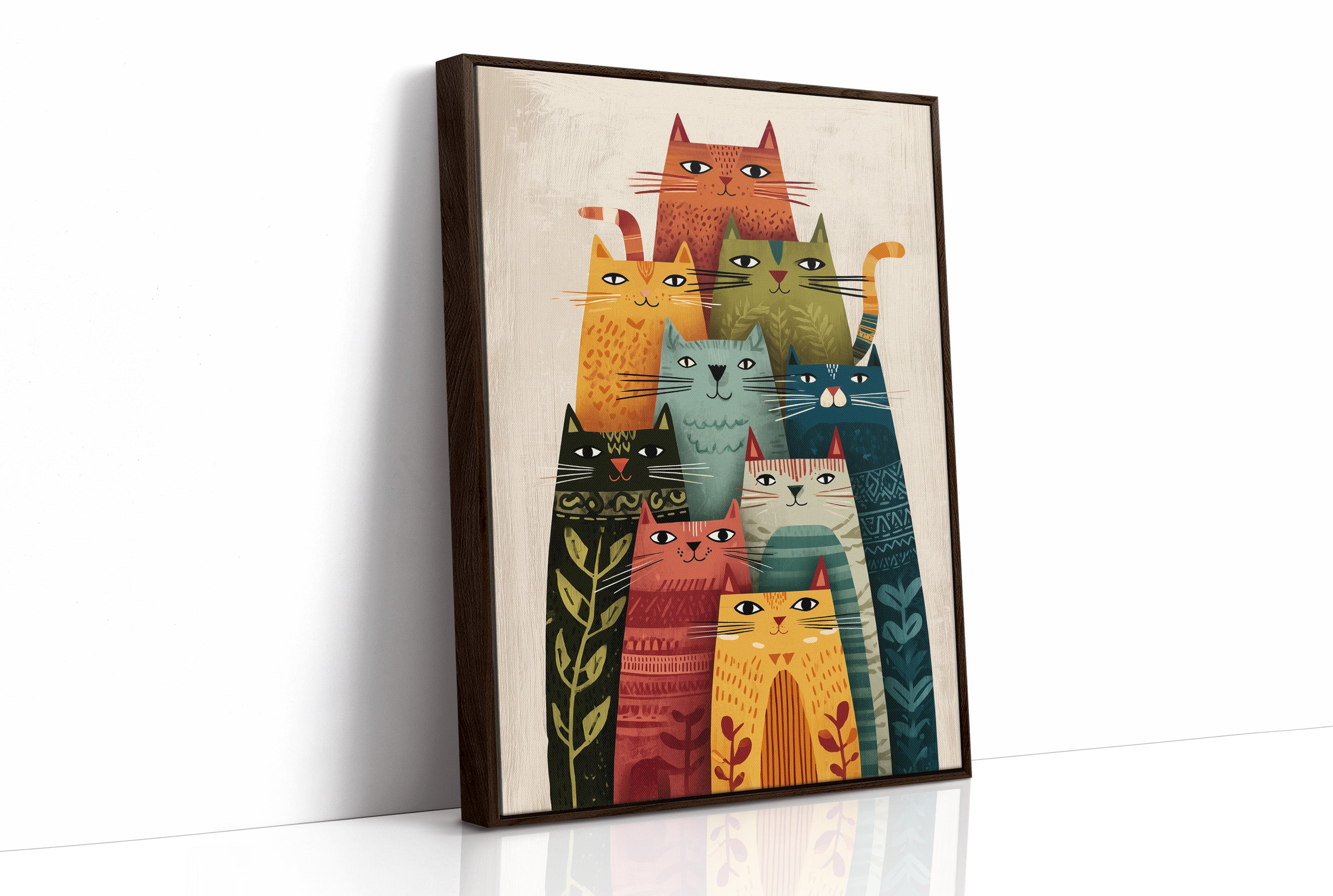 When Nine Cats Found Each Other