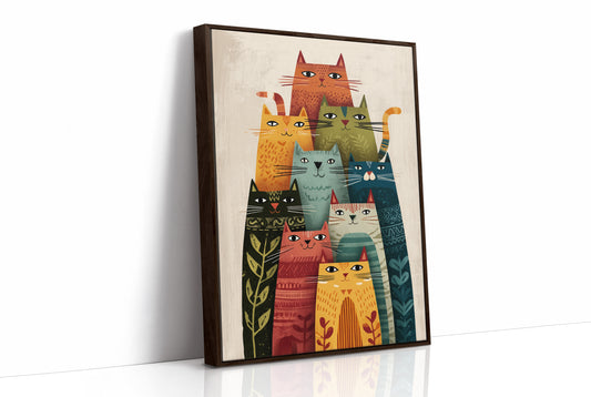 When Nine Cats Found Each Other