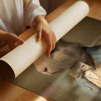 Noble Rabbit In Velvet Court