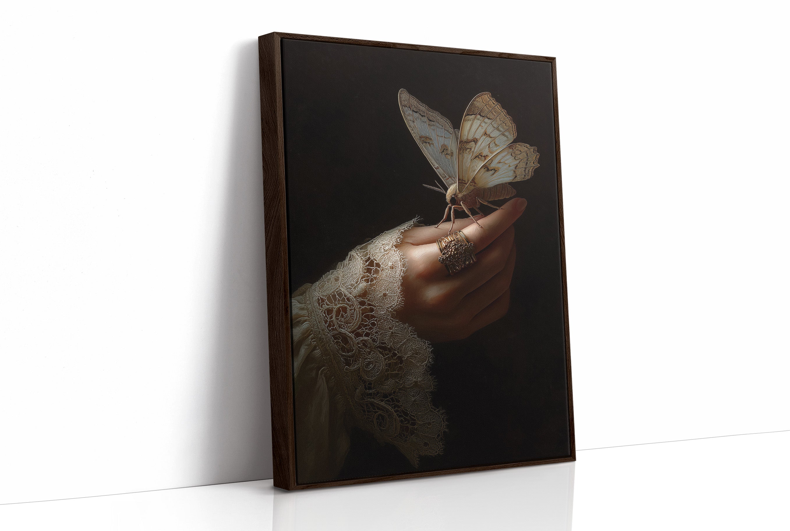 Midnight Visitor On Gilded Fingers